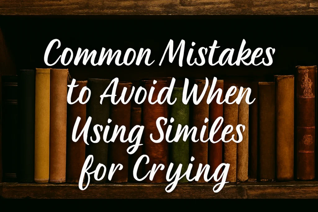 Common Mistakes to Avoid When Using Similes for Crying