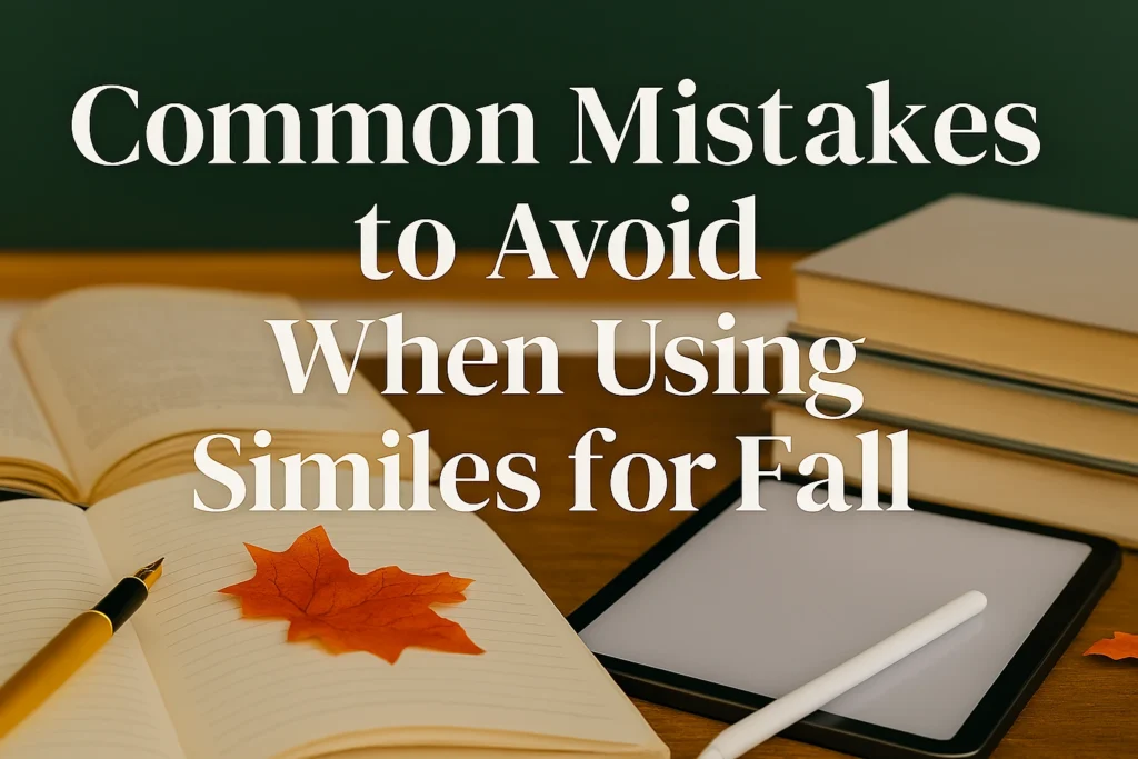Common Mistakes to Avoid When Using Similes for Fall