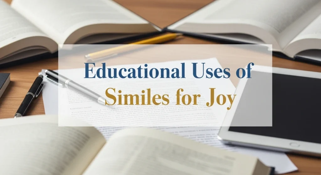 Educational Uses of Similes for Joy