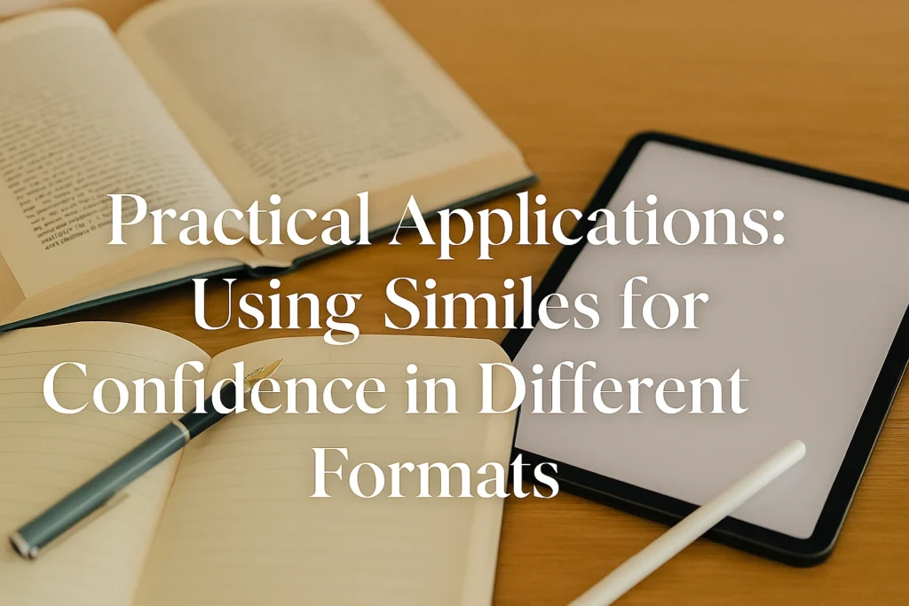 Practical Applications: Using Similes for Confidence in Different Formats