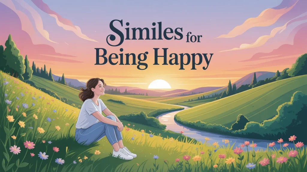 Similes for Being Happy
