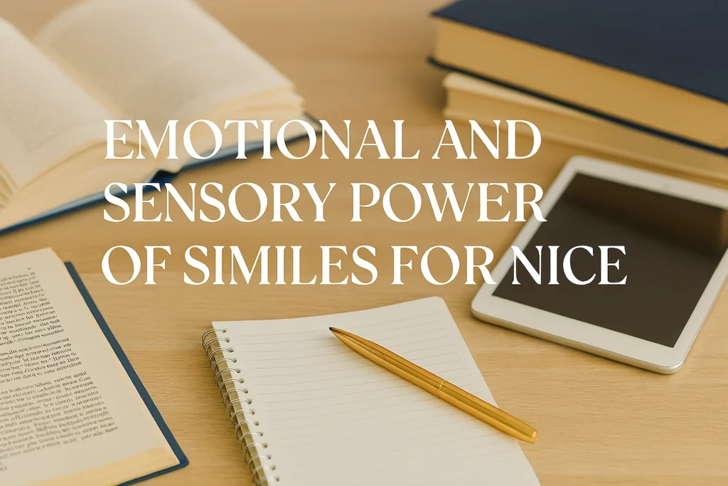 Emotional and Sensory Power of Similes for Nice