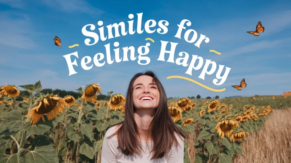 Similes for Feeling Happy