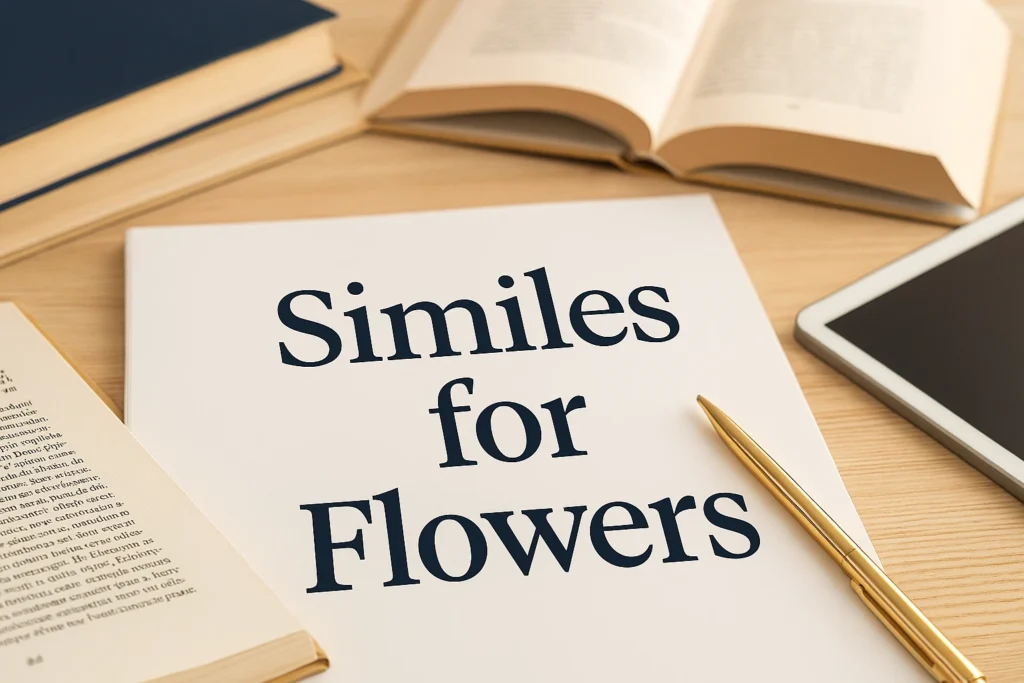 Similes for Flowers