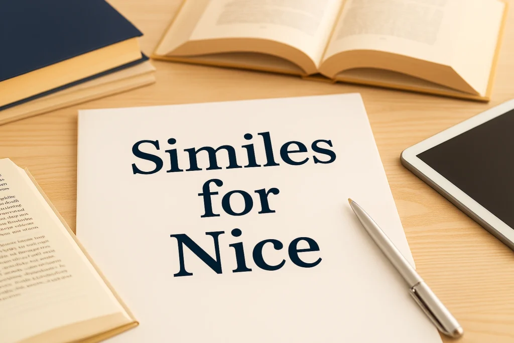 Similes for Nice
