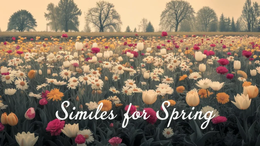 Similes for Spring