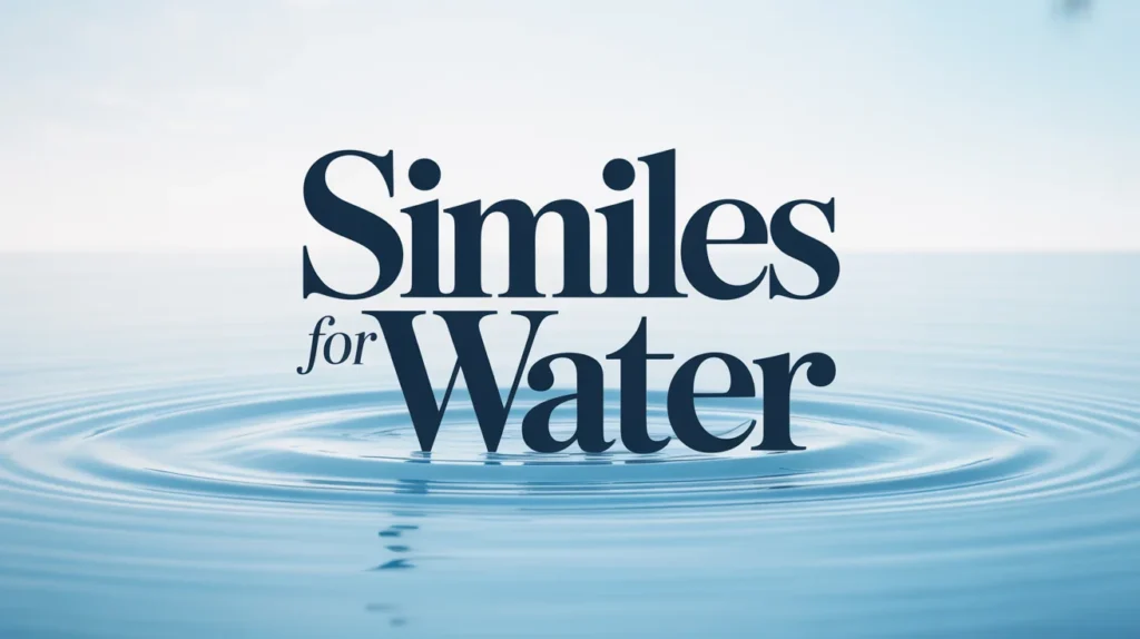 Similes for Water