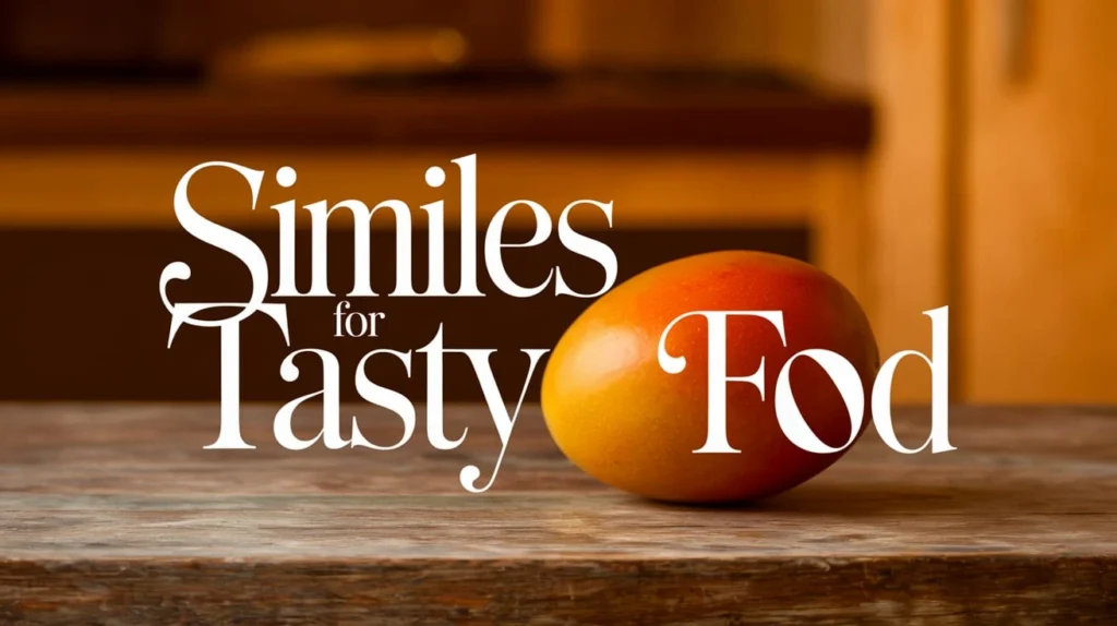 Similes for Tasty Food