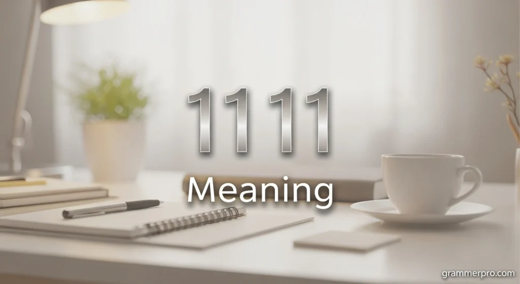 1111 Meaning