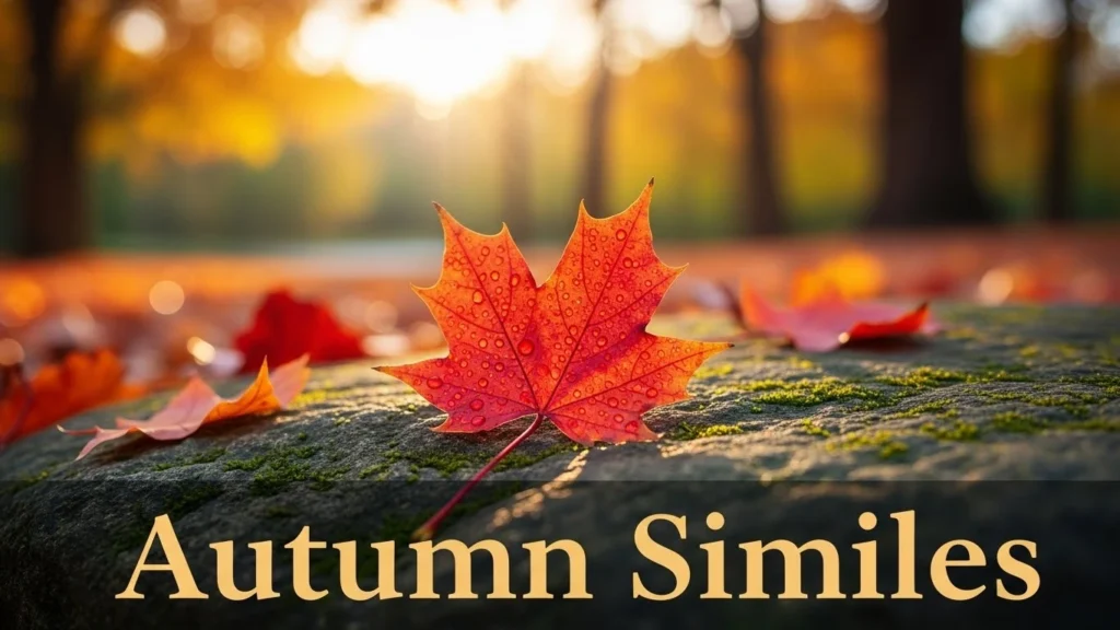 Autumn similes