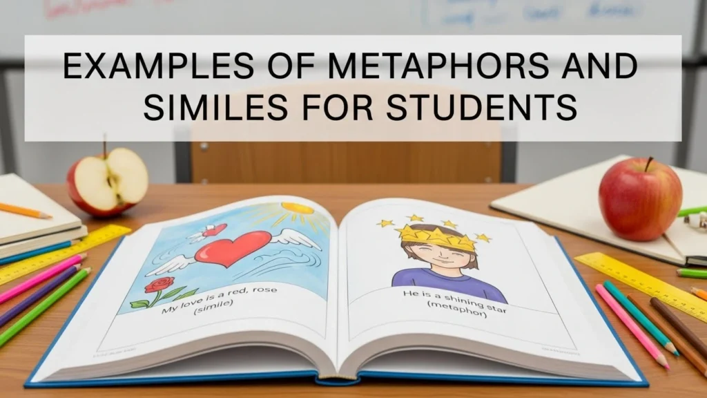 Examples of Metaphors and Similes for Students