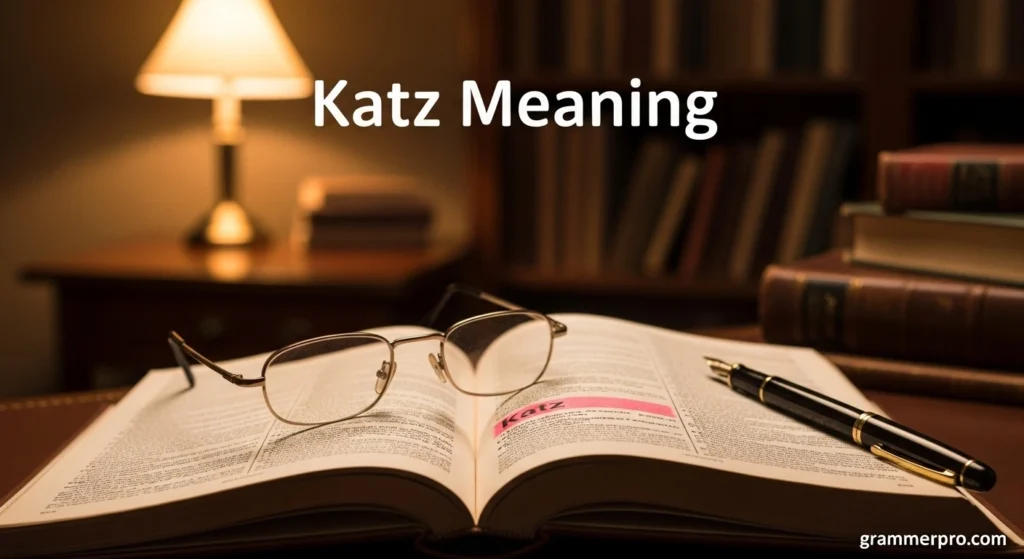 Katz Meaning
