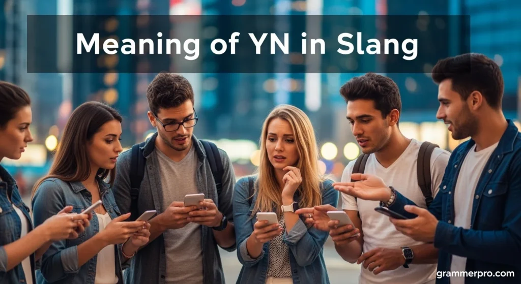 Meaning of YN in Slang