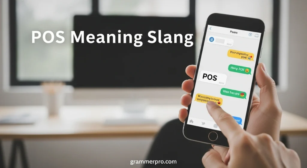 POS Meaning Slang