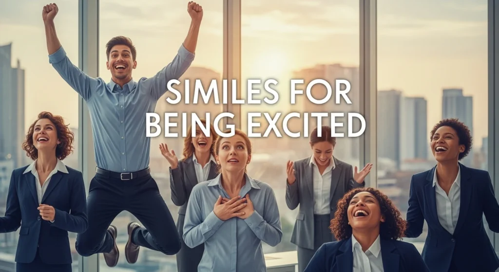 Similes for Being Excited