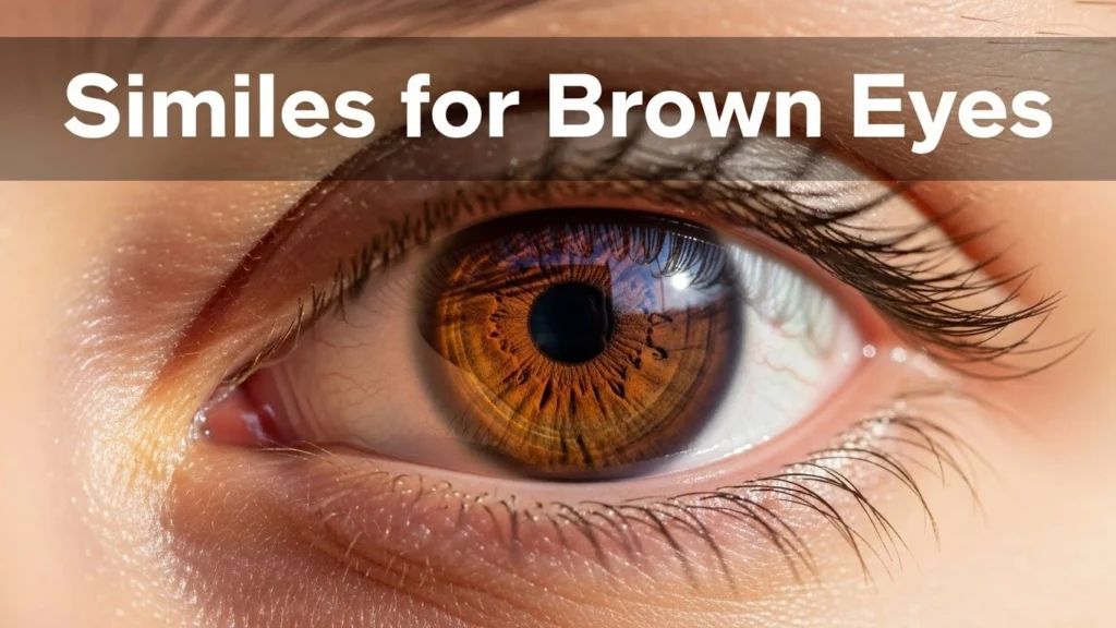 Similes for Brown Eyes