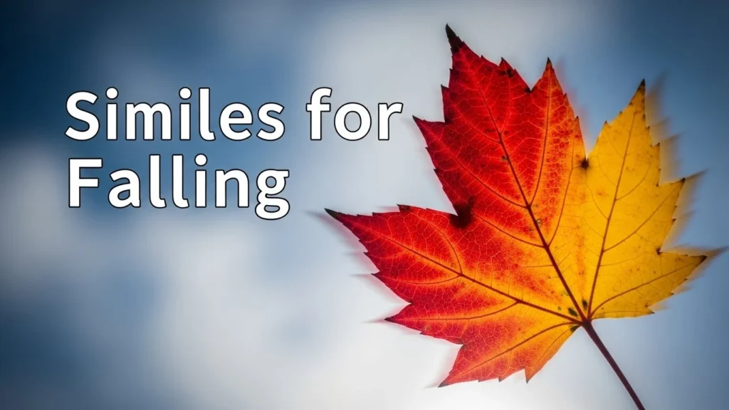 Similes for Falling