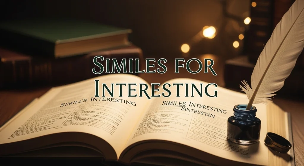 Similes for Interesting