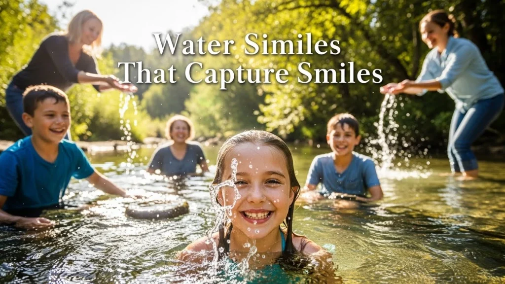 Water Similies That Capture Smiles