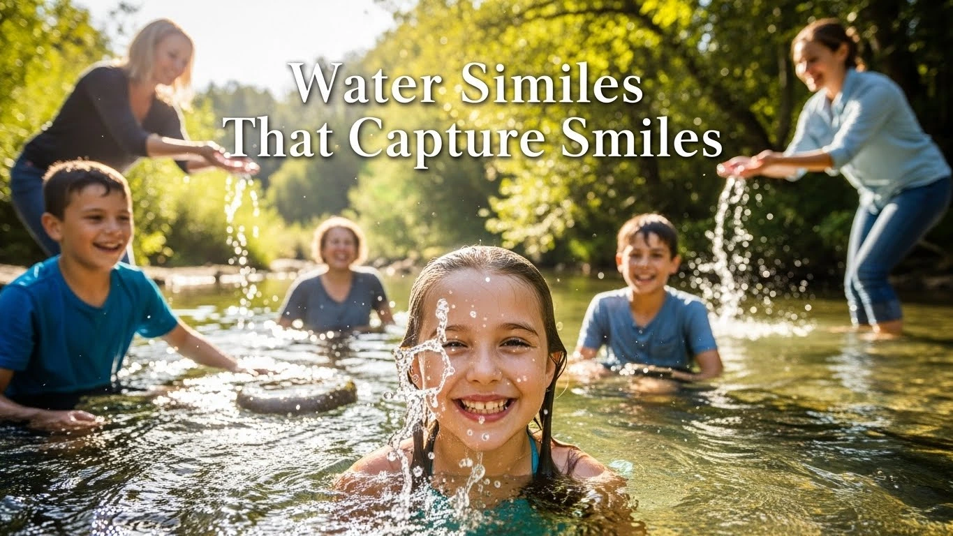 Water Similes That Capture Smiles - Grammer Pro