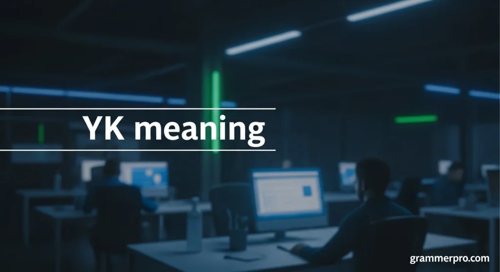 YK meaning