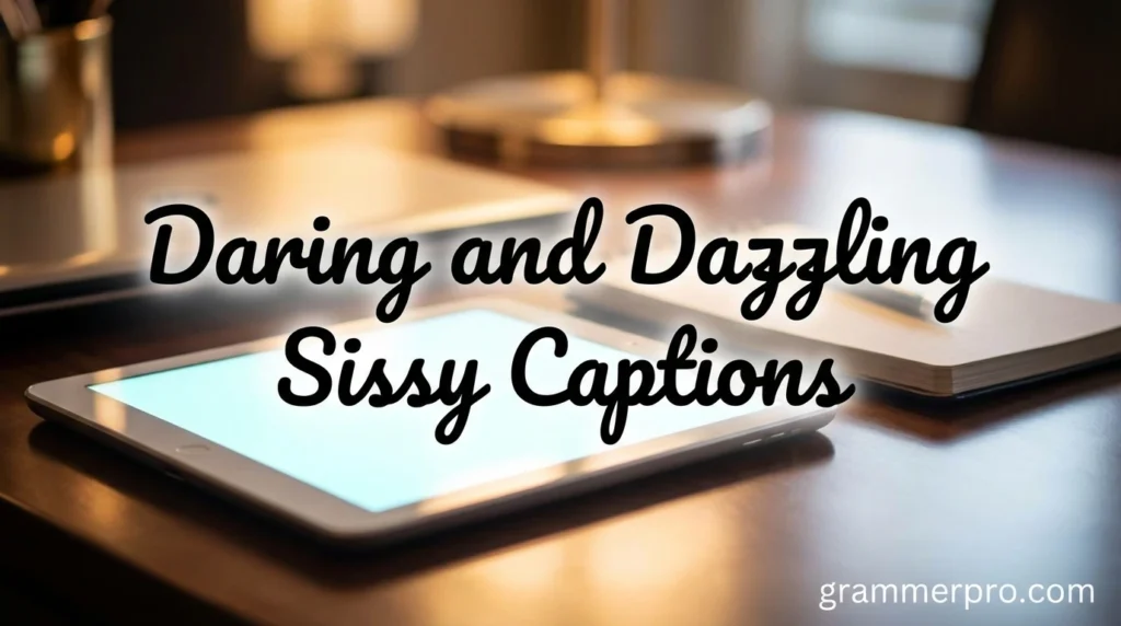 Daring and Dazzling Sissy Captions