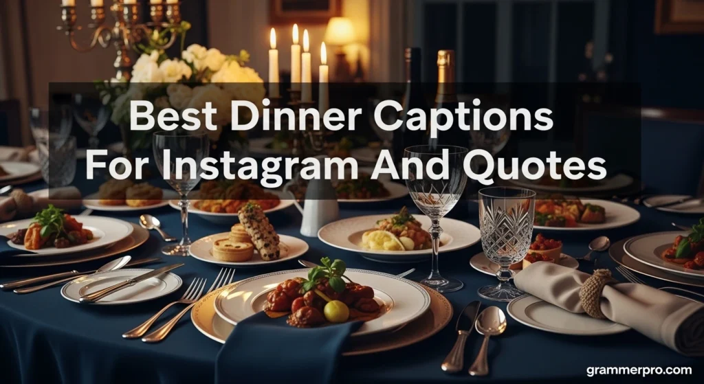 Best Dinner Captions For Instagram And Quotes