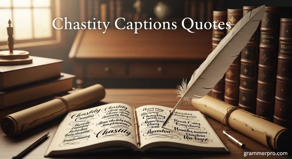 Chastity Captions Quotes