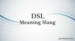 DSL Meaning Slang: What It Really Means in Texting and Online Chats