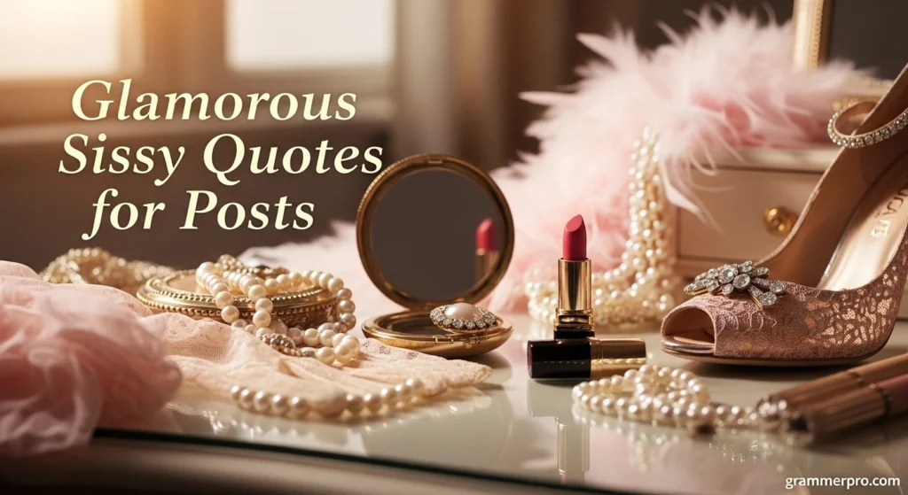 Glamorous Sissy Quotes for Posts