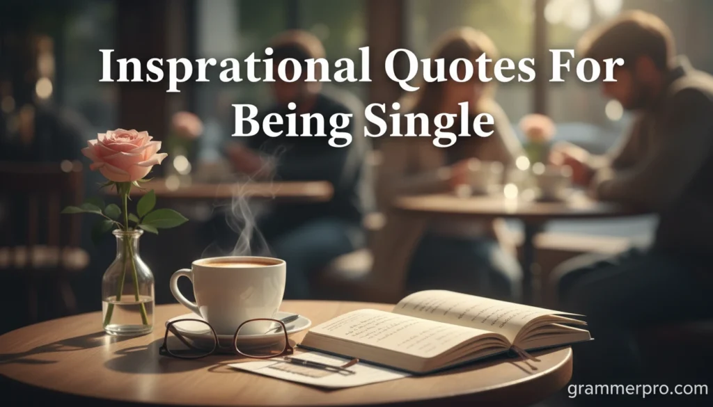 Inspirational Quotes For Being Single
