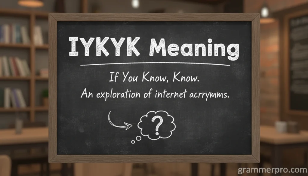 IYKYK Meaning