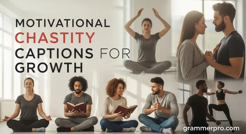 Motivational Chastity Captions for Growth