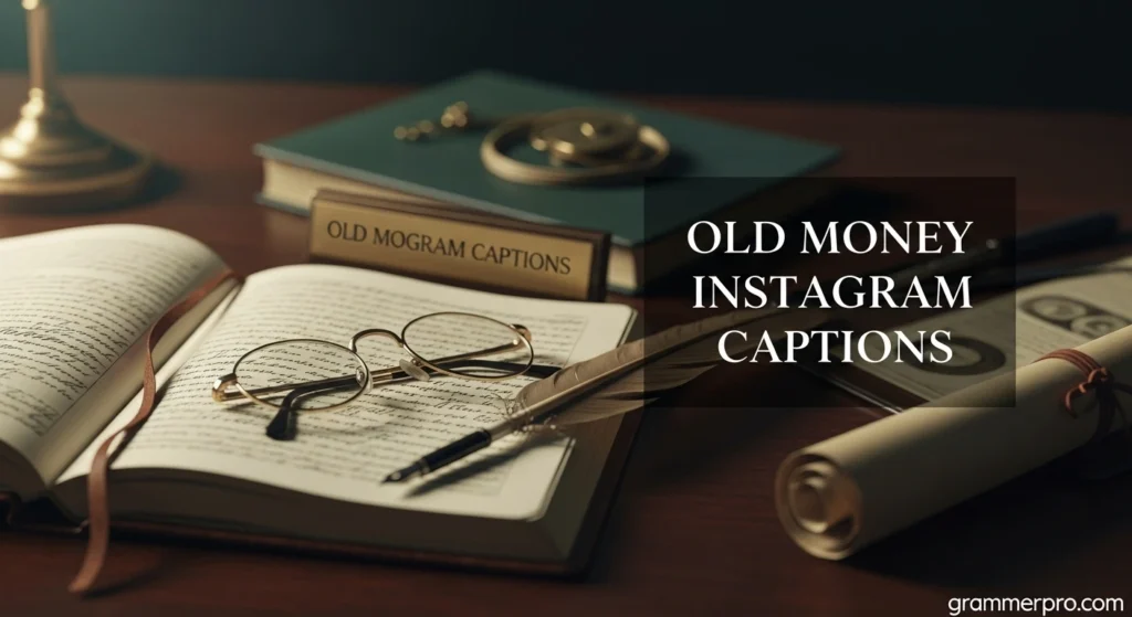 old money Instagram caption