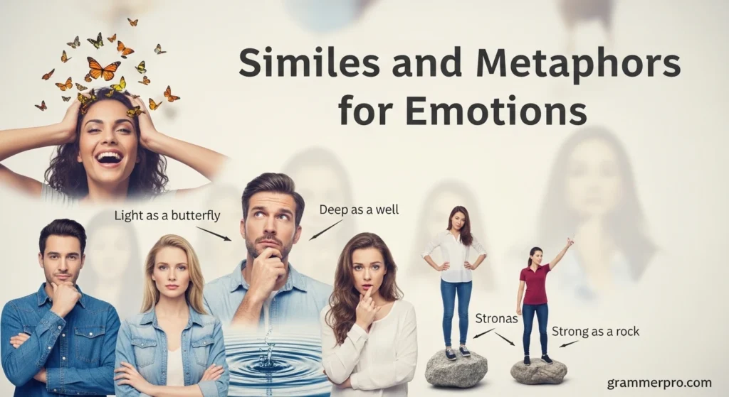 Similes and Metaphors for Emotions