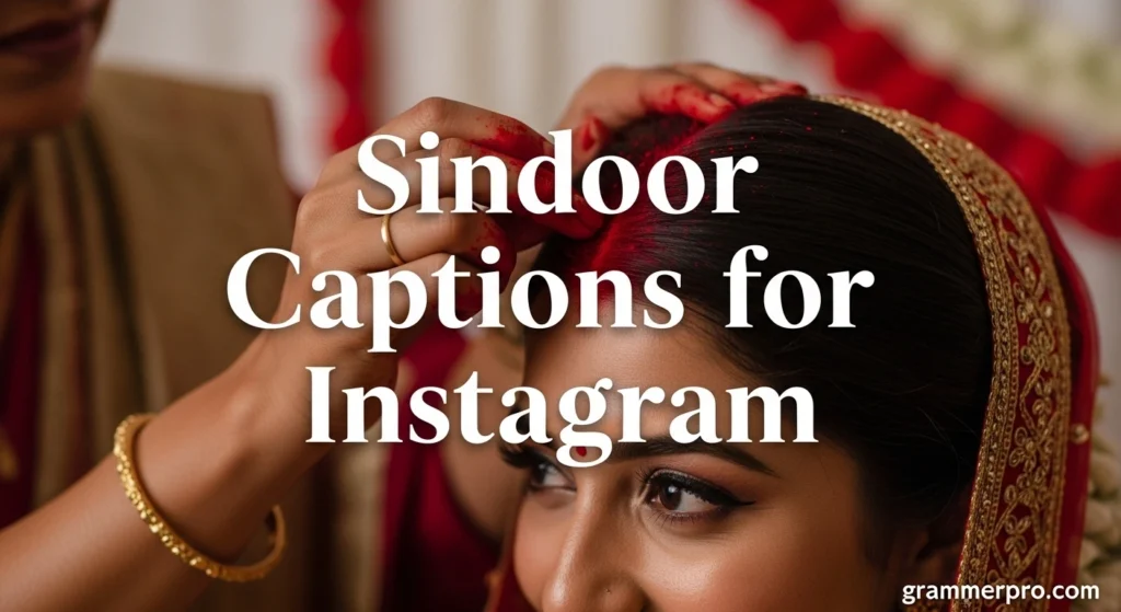 Sindoor Captions for Instagram