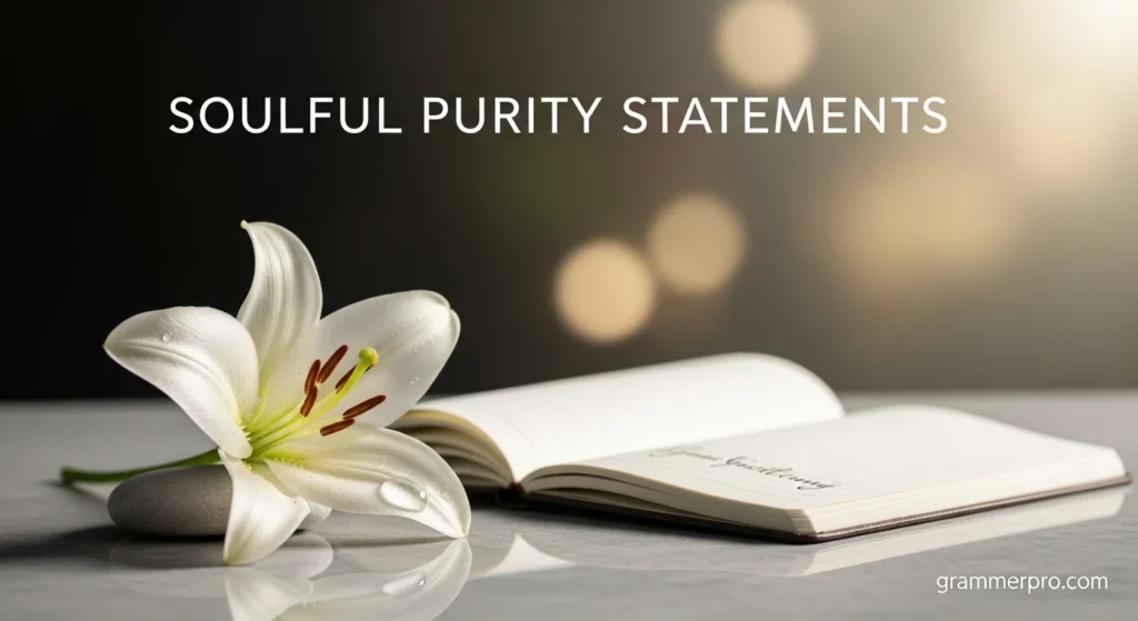 Soulful Purity Statements