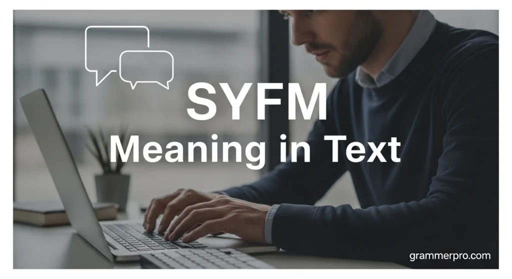 SYFM Meaning in Text