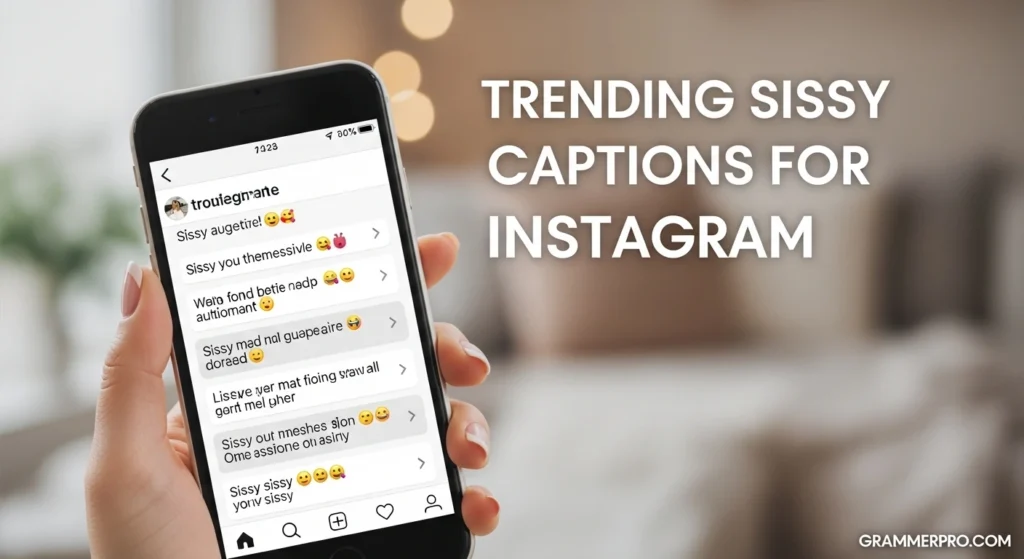Trending Sissy Captions for Instagram