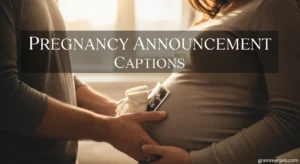 Pregnancy Announcement Captions