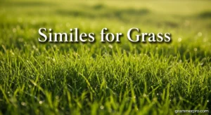 Similes for Grass