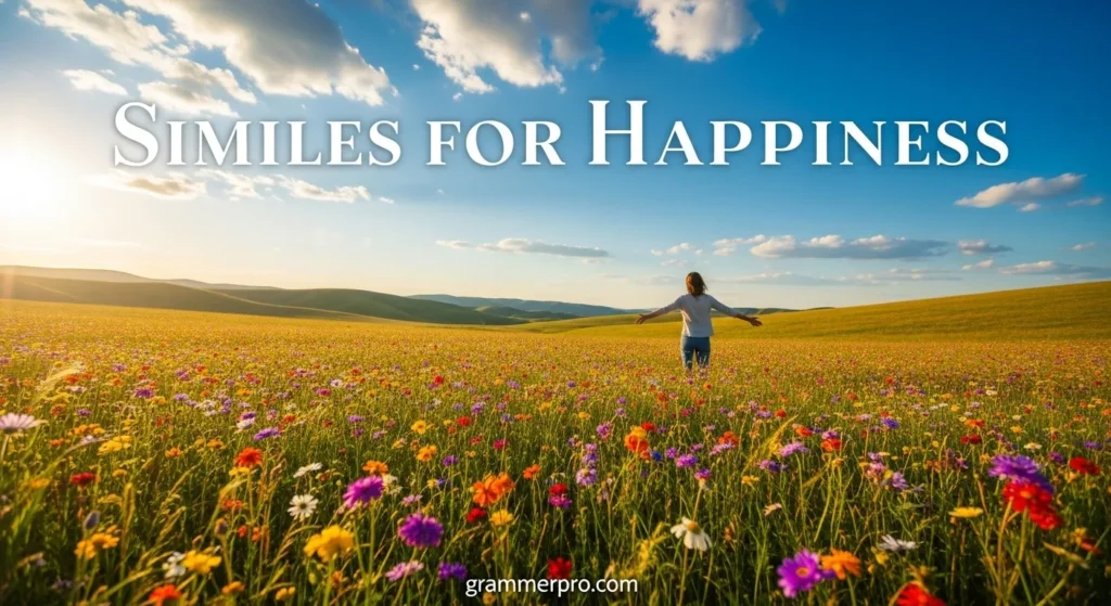Similes for Happiness