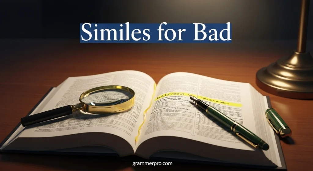 Similes for Bad