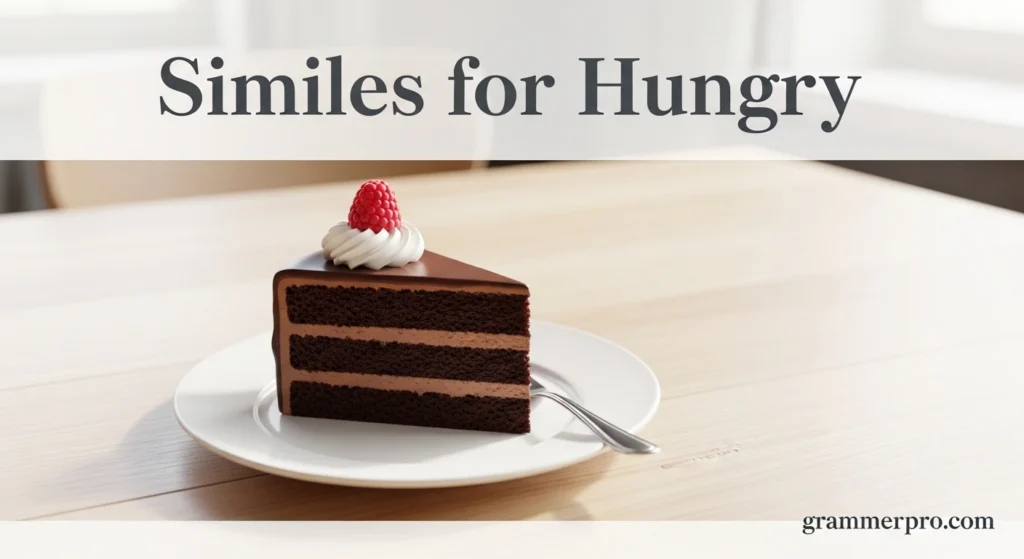 Similes for Hungry