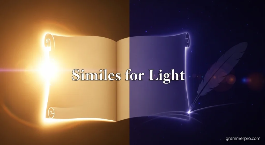 Similes for Light