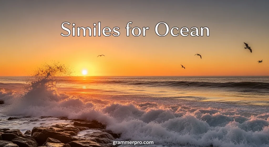 Similes for Ocean