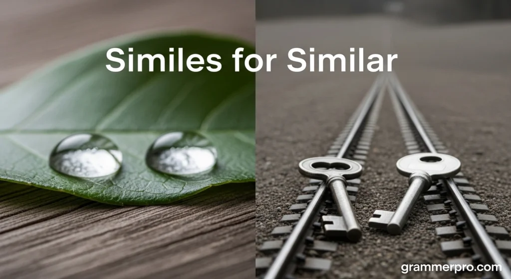 Similes for Similar