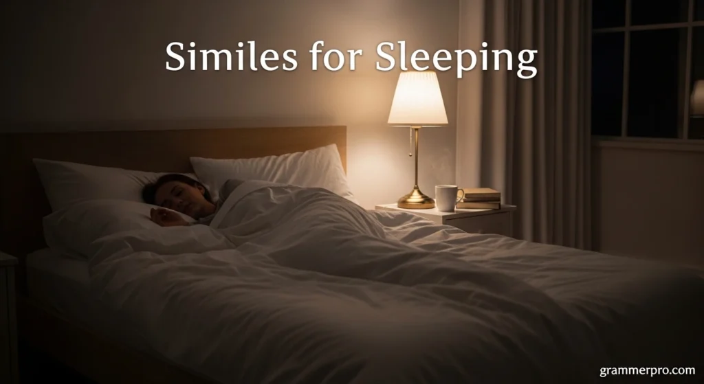 Similes for Sleeping