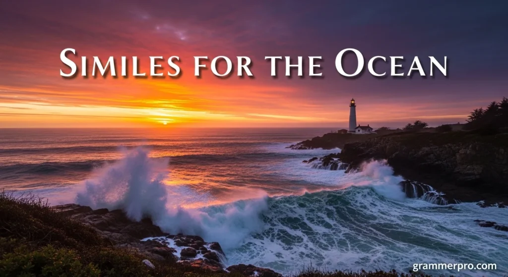 Similes for the Ocean