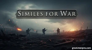 Similes for War